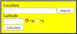 Sun Angle Calculator
